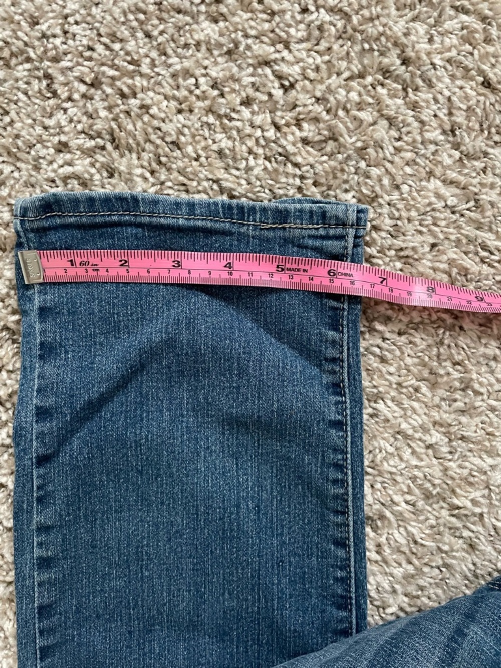 Signature by Levi Strauss Mid-Blue Skinny Jeans - Picture 6 of 7